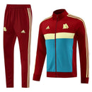 Conjunto Roma Ziper Longo Vermelho