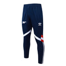 Conjunto Arsenal Zíper Curto Vermelho e Azul