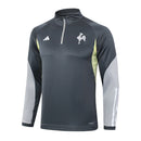 Conjunto Atlético MG Zíper Curto Treino Cinza Escuro 2024/25