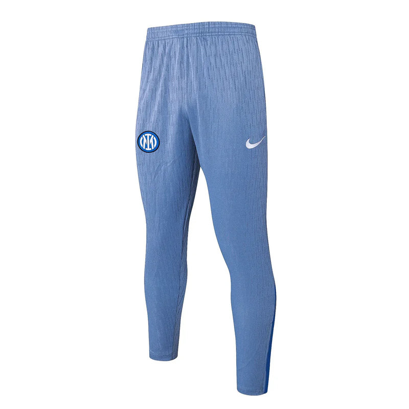 Conjunto Inter de Milão Zíper Curto Treino Azul Claro 2024/25