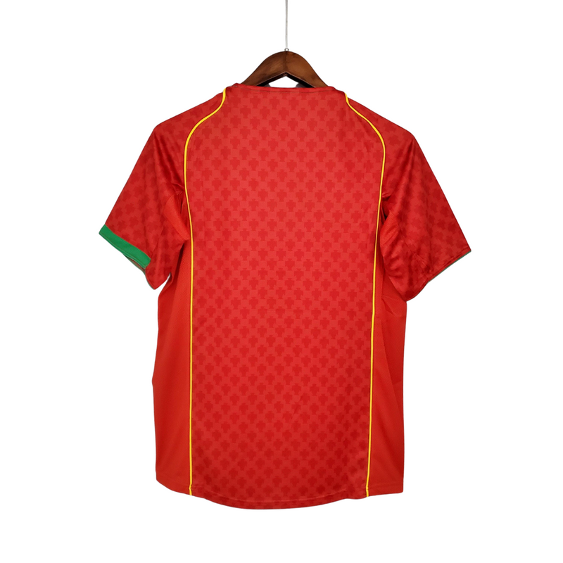 Camisa Retrô Seleção Portugal 2004/04 Home