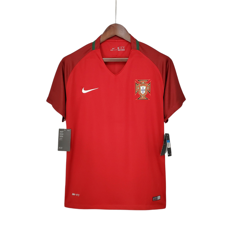 Camisa Retrô Seleção Portugal 2016/16 Home