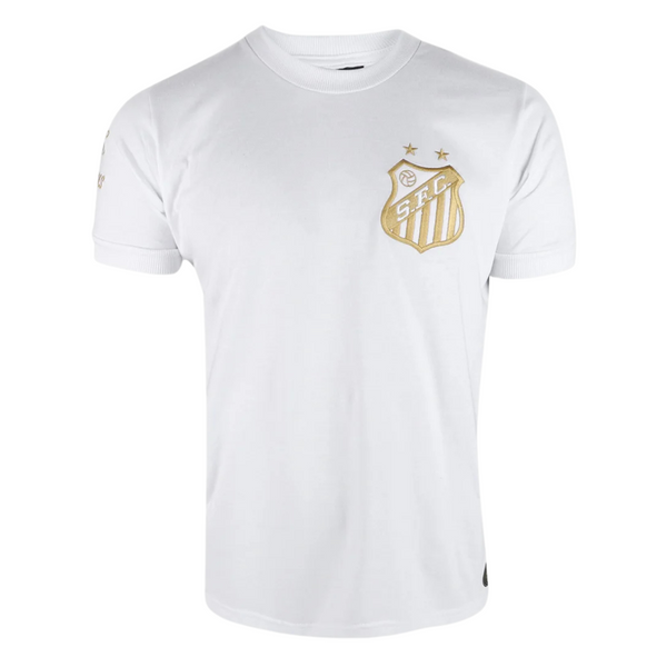 Camisa Peixão Pelé Athleta Comemorativa 1000 Gols Branca