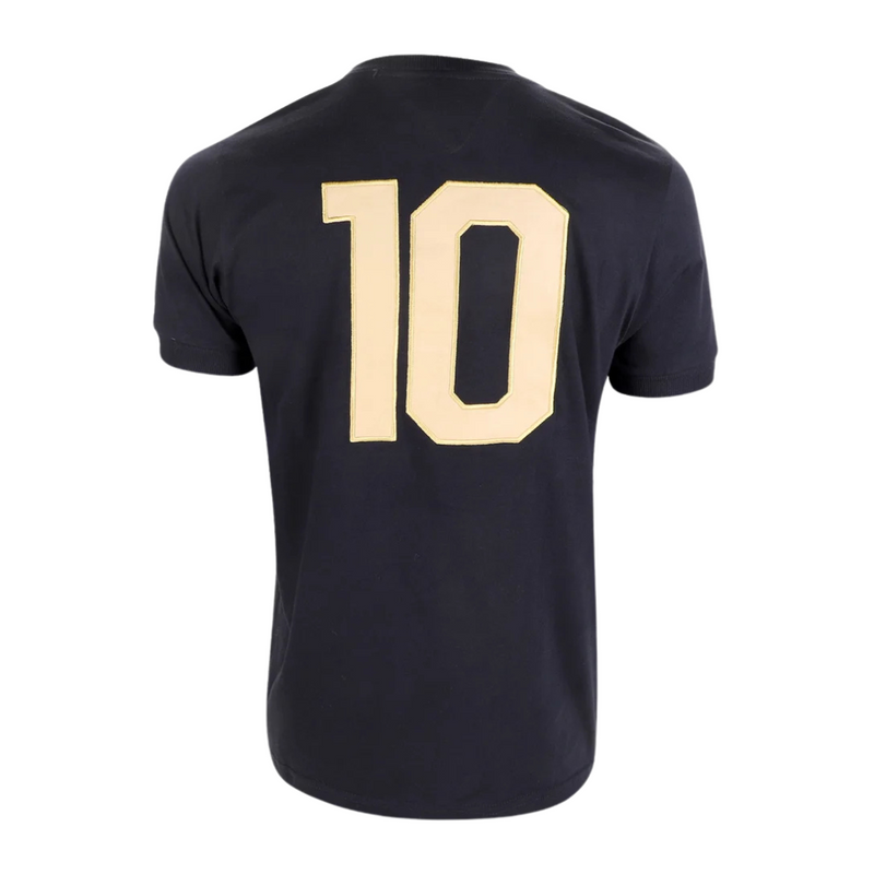 Camisa Peixão Pelé Athleta Comemorativa 1000 Gols Preta