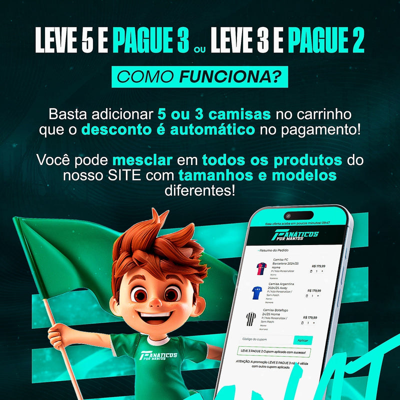 Kit Infantil Timão 2025/26 Home