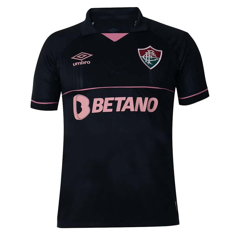 Camisa Fluminense Umbro 23/24 Goleiro Preto/Rosa