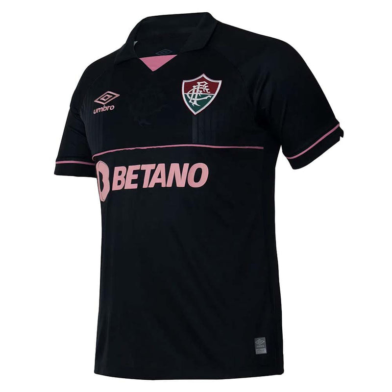 Camisa Fluminense Umbro 23/24 Goleiro Preto/Rosa