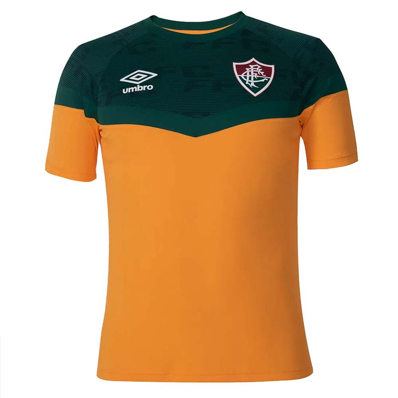 Camisa Fluminense Umbro Treino 23/24 Laranja/Verde