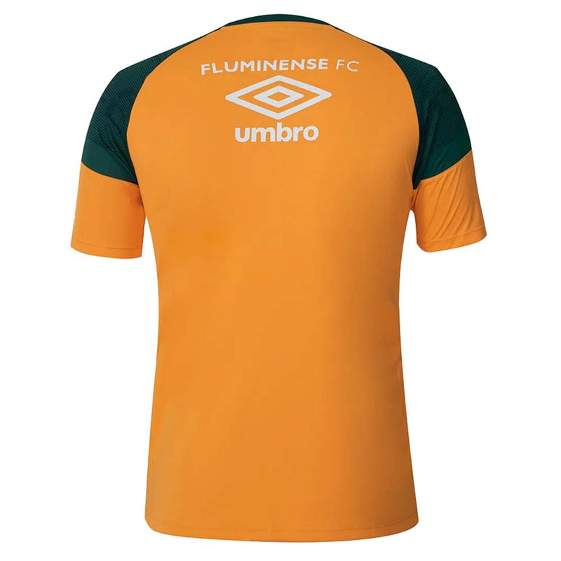 Camisa Fluminense Umbro Treino 23/24 Laranja/Verde