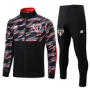 Conjunto Pré Jogo São Paulo 2024 Masculina Zíper Longo