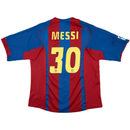 Camisa Retrô Barcelona 2004/05 Home - Messi Nº30