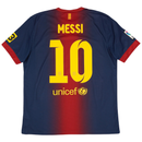 Camisa Retrô Barcelona 2012/13 Home - Messi Nº10