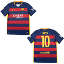 Camisa Retrô Barcelona 2015/16 Home - Messi Nº10