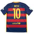Camisa Retrô Barcelona 2015/16 Home - Messi Nº10