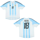 Camisa Retrô Argentina 2004/05 Home - Messi Nº18