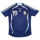 Camisa Retrô Argentina 2006/07 Away - Messi Nº19