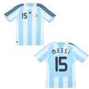 Camisa Retrô Argentina 2007/09 Home - Messi Nº15